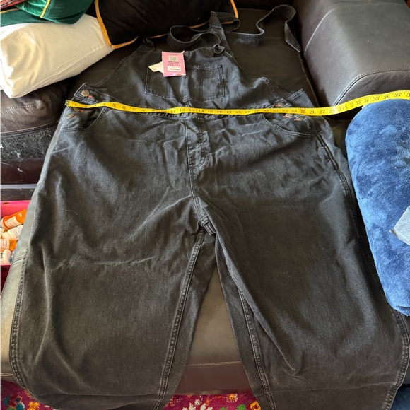 Lucy & Yak Ruben Dungarees Washed Black, 24r, NWT - Picture 2 of 3